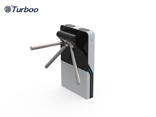 การควบคุมการเข้าถึงคนเดินแบบอัตโนมัติเต็ม ช่องประตูหมุนเวียน เหล็กม้วนเย็น ด้วยการทาสี ความหนา 1.5 มม