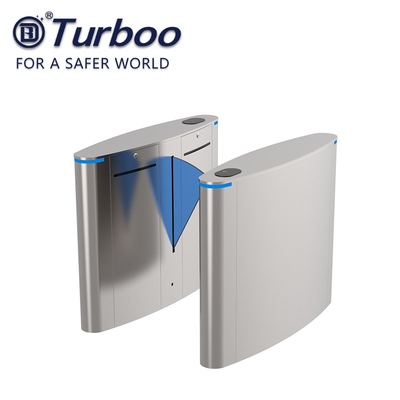 ซื้อ ประตูอัตโนมัติ Flap Barrier Rfid Card Reader ประตู Turnstile ความปลอดภัย สําหรับตลาดใหญ่ อาคารสํานักงาน online manufacture