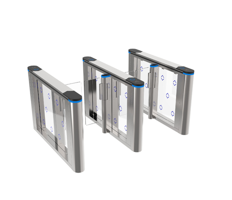 ซื้อ สไตล์โมเดิร์น ดีไซน์บูรณาการ Swing Gate Turnstiles ประตูความปลอดภัยสํานักงานเหล็กไร้ขัด online manufacture