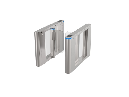 Supermarket Entrance Automatic Security Swing Barrier Rfid Reader Access Control System Speed Gate Turnstile