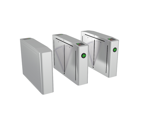 Scenic Area Access Control Flap Barrier Gate  Equipment Stainless Steel Fast passage