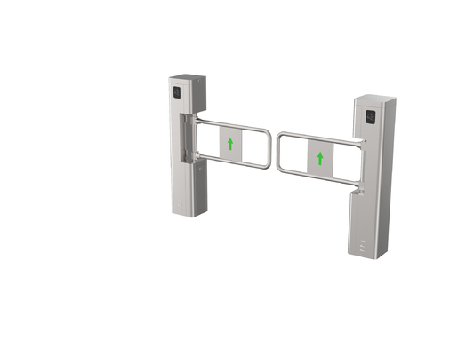 Access Control Swing Gate Turnstile Integrated RFID/QR Code For Self-Service Supermarkets Gyms