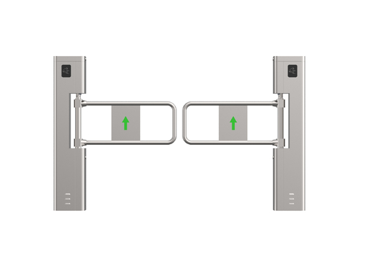 Access Control Swing Gate Turnstile Integrated RFID/QR Code For Self-Service Supermarkets Gyms