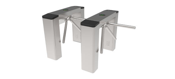 Control de Acceso Semi-Automatic Tripod Turnstile Gate-Integrated with Security Access Control Gate System-RFID-QR Code