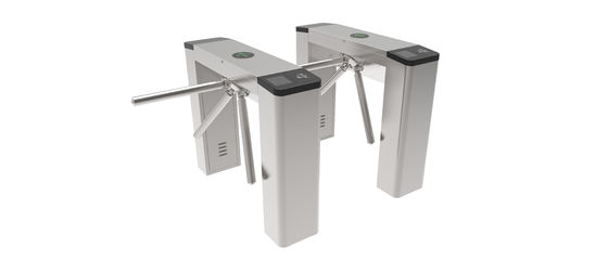Control de Acceso Semi-Automatic Tripod Turnstile Gate-Integrated with Security Access Control Gate System-RFID-QR Code