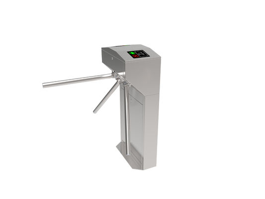 ซื้อ RFID ขาตั้งแนวตั้ง ทางเข้า ควบคุม ประตูหมุนเวียนอัจฉริยะ 3 แขนพร้อมเซนเซอร์ online manufacture