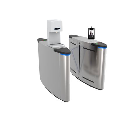 ซื้อ การฆ่าเชื้อแอลกอฮอล์ Flap Barrier Turnstile online manufacture