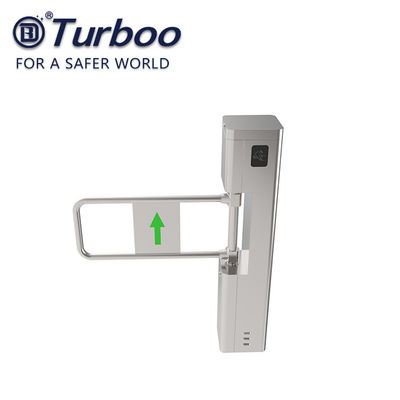 Access Control Entrance Swing Gate Automatic Mechanical Swing Barrier Gate For Supermarket