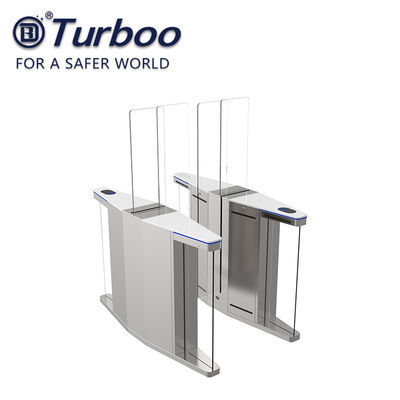 ซื้อ กระจกนิรภัย Half Height Speed ​​Gate Turnstile Security Rfid Card Reader online manufacture