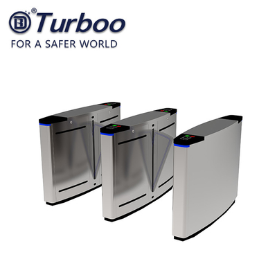 ซื้อ การควบคุมการเข้าออกประตูเวลาคนเดินเท้าแบบพกพาเอวสูง Turnstile / Flap Barrier พร้อมไฟ LED online manufacture