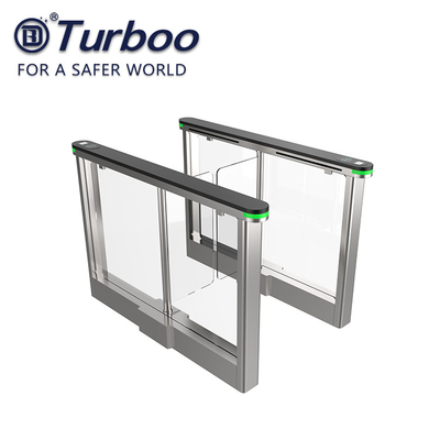 Electronic Baffle Swing Barrier Gate 24VDC Brushed Motor For Building Entrance