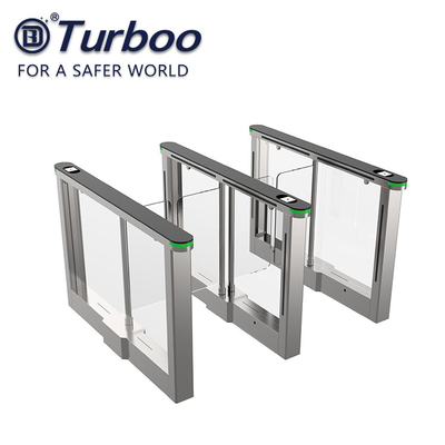 ซื้อ Electronic Baffle Swing Barrier Gate 24VDC Brushed Motor สำหรับทางเข้าอาคาร online manufacture