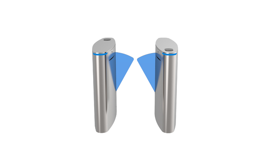 การควบคุมการเข้าใช้งานที่แปรง ปิดประตูป้องกัน Flap ด้วย 2.0mm Top Cover 0.8mm SUS304 Cabinet