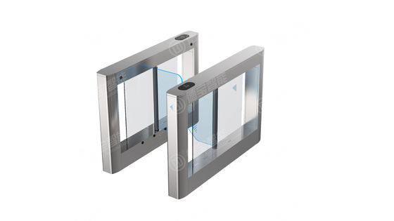 Qr Code Reader Swing Turnstile Barrier การควบคุมการเข้าถึง ประตูกั้นคนเดิน