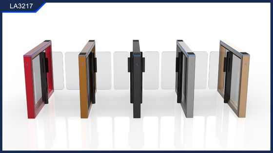 สวิงแบรคเกอร์ ทัวร์นสไตล์ เกต Brushless Servo RFID การควบคุมการเข้าถึงความเร็ว ประตูกั้นคนเดิน