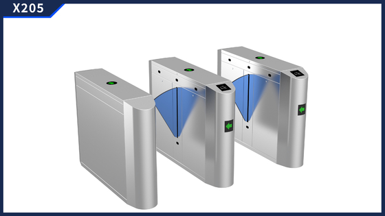 สีฟ้าอะคริลิค SUS304 สแตนเลส เซฟต์ แฟลป ป้องกันประตู RFID IC ID CARD ระบบควบคุมการเข้าถึง