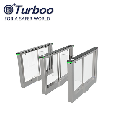 Electronic Baffle Swing Barrier Gate 24VDC Brushed Motor For Building Entrance