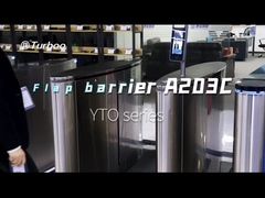 ใหม่รุ่นอัพเกรด Security Flap Turnstile Gate Office Building Flap Barrier Gate