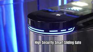 A602 Buildings Hotel Smart Access Control ประตูบานเลื่อนความปลอดภัยสูงสำหรับคนเดินเท้า