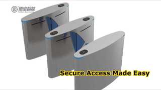 ดูเหตุใดจึงเลือก H2012 SUS304 ระบบประตูหมุนพนังแบบพับเก็บได้ Barrie RFID เอวสูง