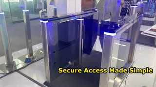 ความปลอดภัยสูง S325 Swing Barrier Gate ประตูควบคุมการเข้าออกอัตโนมัติ