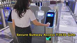 ผลิตภัณฑ์ใหม่ T3630 การควบคุมการเข้าถึงคนเดินเท้าสำหรับรถไฟใต้ดินรถไฟใต้ดินรูดตั๋ว RFID